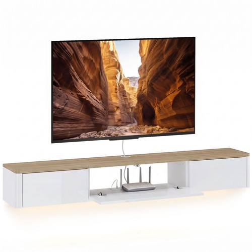 Homcom mobile sospeso fino - tv,